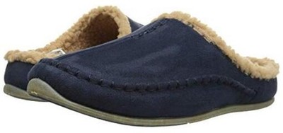 Men's Nordic Slippers 11 Wide Navy