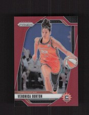 2024 Panini Prizm WNBA #35 Veronica Burton Red Prizms #/299