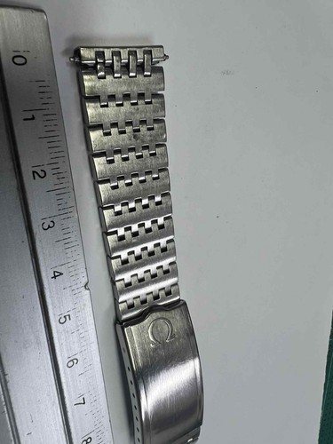 Omega1193 Steel Watch Bracelet With 15 cm 18 mm 716 Endlinks - Picture 9 of 19