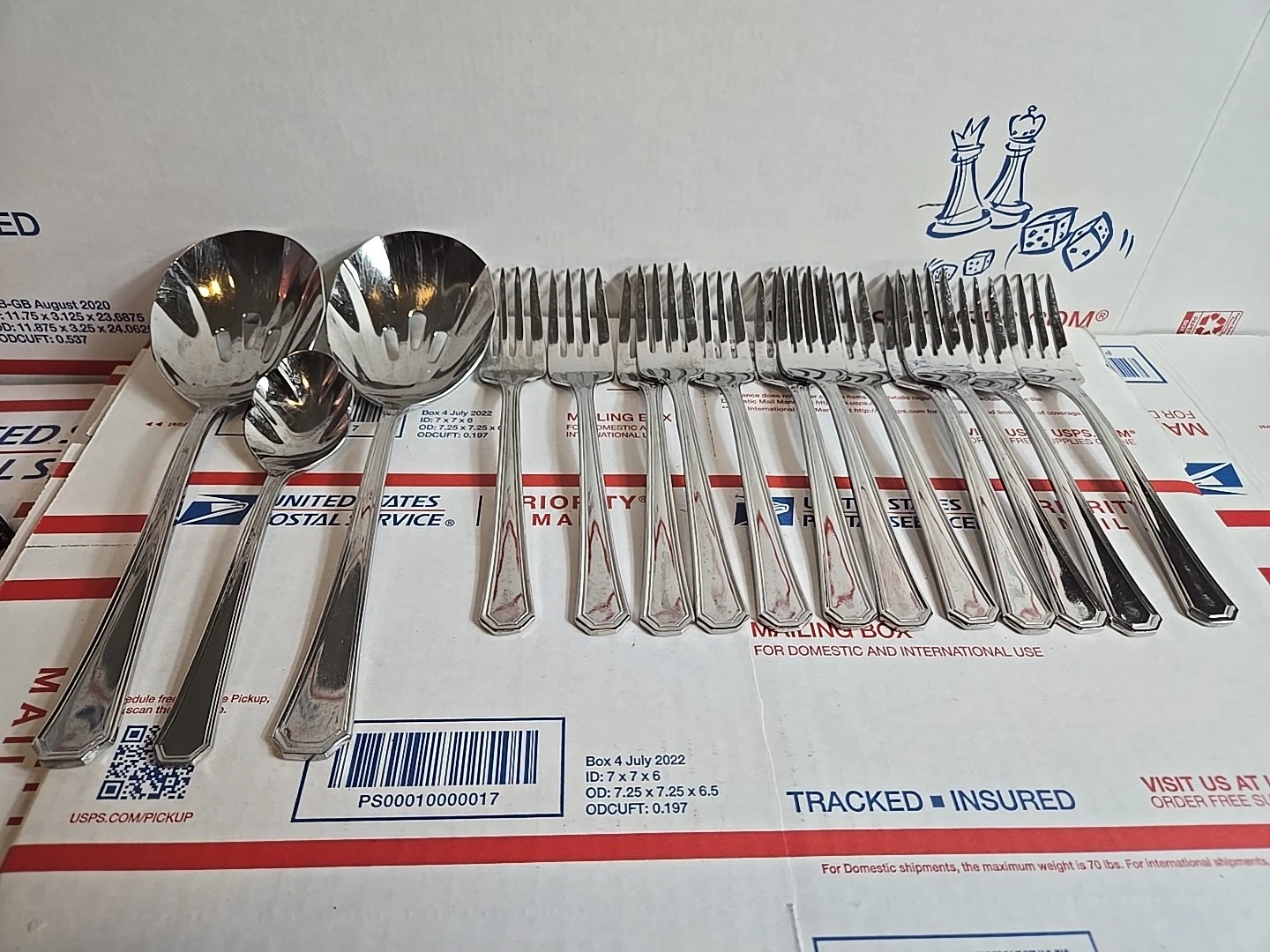 Lot Of 15-Towle Korea 18/8 Stainless - BEACON HILL - Forks And Serving Pieces