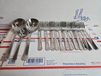 Lot Of 15-Towle Korea 18/8 Stainless - BEACON HILL - Forks And Serving Pieces