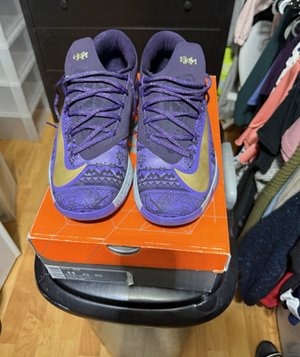 Nike KD 6 BHM Purple Venom/Metallic Gold Low Top 2014 646742-500