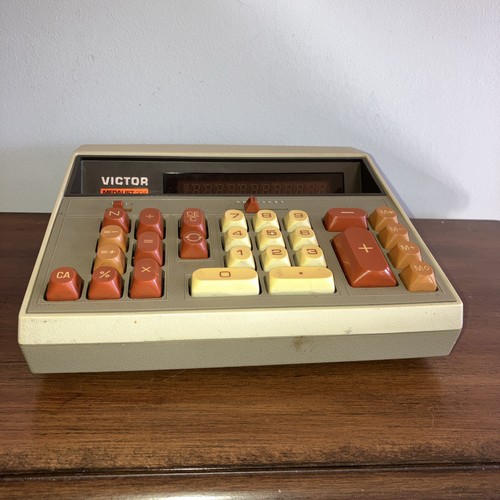 Vintage Victor Medalist 204 Tischrechner mit Netzkabel und Abdeckung FUNKTIONIERT!! - Bild 4 von 16
