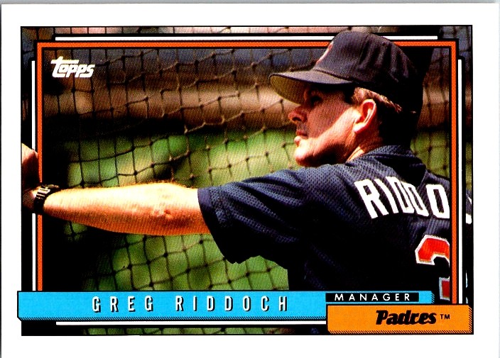 1992 Topps #351 Greg Riddoch