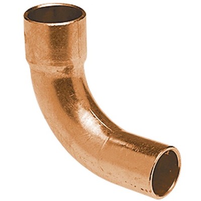 PPG 55102X for PlumbMaster 5/8 Ftg X Copper Proseries 90 Deg Long Radius Stre