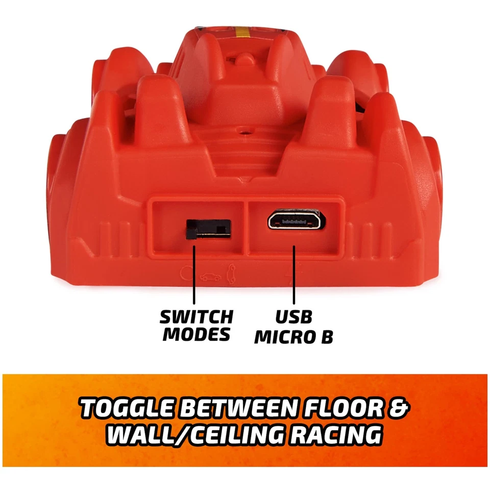 Air Hogs, Zero Gravity Sprint RC Car Wall Climber, Red USB Micro B Rechargeable - Image 4 of 4