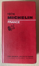 GUIDE MICHELIN ROUGE FRANCE 1974