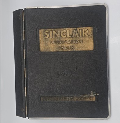 Vintage Sinclair Gas Lubrication Index Binder Refining Company