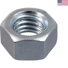 Corrosion Resistant 3/8"-16 Coarse Hex Nuts - 100 Count Reliable Fasteners