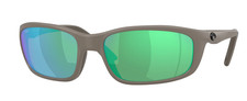 Costa Del Mar Brine II Olive Shale Green Mirror 580g POLARIZED Sunglasses
