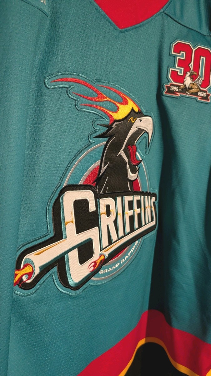Grand Rapids Griffins CCM GAME ISSUED Jersey Size 54 