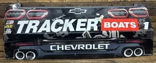 NASCAR #1 Carson Kvapil 2025 Race Used Tracker Boats Rear Bumper- Martinsville