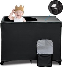 Pack N Play Blackout Cover - Portable Baby Sleep Tent, Blocks 90 Light