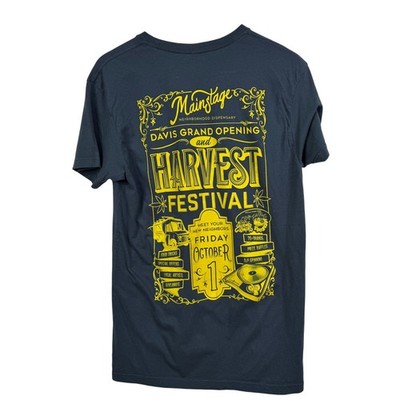 Mainstage Neighborhood Dispensary Davis Grand Opening & Harvest Festival Tee M