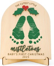 DIY Baby Footprint Keepsake Board, Personalized Baby apos;s
