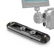 NEEWER 75mm Mini NATO Rail， Anti Off Quick Release NATO Rail with 1/4" Screws