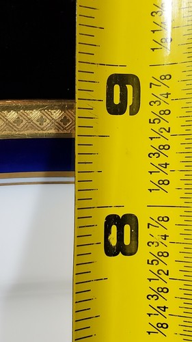 Antique Rosenthal 1697 Gold Encrusted Trim Cobalt Blue Serving Platter 12 3/8" - Picture 8 of 9