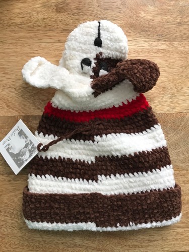 SAN DIEGO HAT CO Beanie Unisex 0-6 M PUPPY DOG Winter Hat Daylee Crochet NWT - Picture 2 of 2