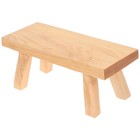Wooden Handcrafts Display Base Decorative Desktop Home Miniature Chairs Stool