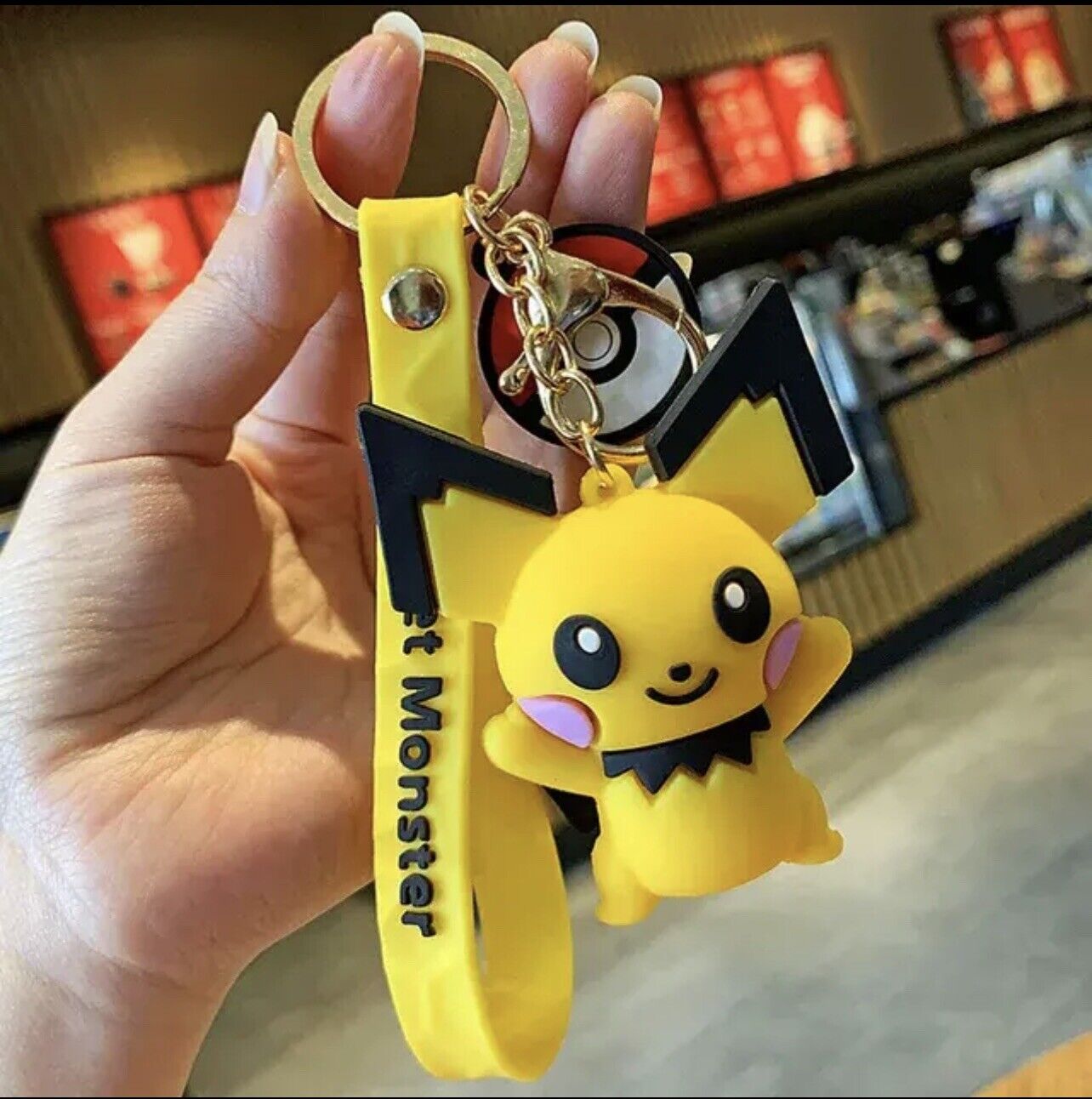 Pokemon Key Ring Keychain Bag Charm Anime Character-Pichu | eBay Pokemon Key Ring Keychain Bag Charm Anime Character-Pichu | eBay