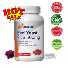 Red Yeast Rice 500mg Capsule Supports Cardiovascular Health ,Cholesterol Support
