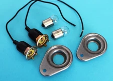 New! 1965 - 1968 Ford MUSTANG Under Dash Courtesy Lamp Repair Kit Set Pair