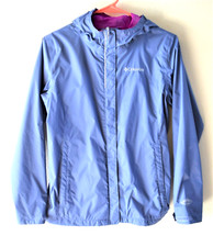 Columbia Windbreaker Blue Purple Girls Youth Size Large