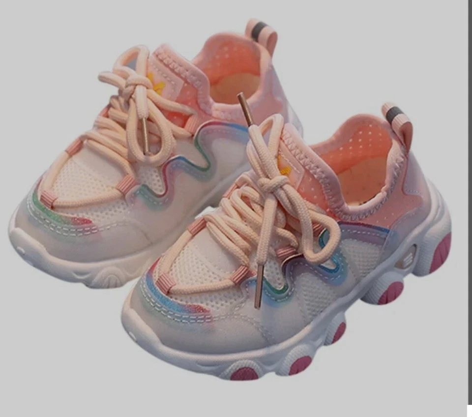 网眼婴儿鞋 学步儿童鞋 女孩 学步儿童 透气鞋 — 第 2/2 张图片