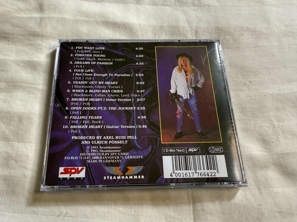 Axel Rudi Pell - The Ballads CD 1993 SPV German Import Soto 80s Rock OOP RARE Foto 2 de 3