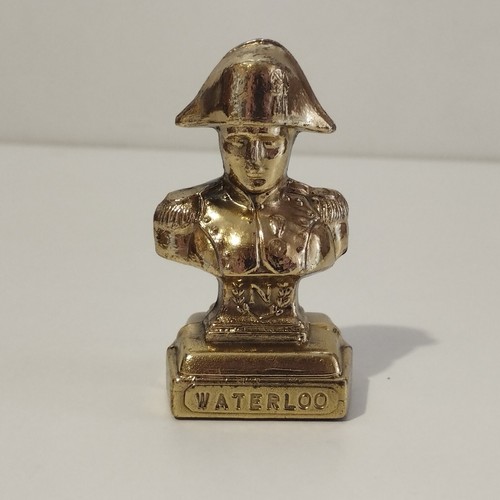 🟢Vintage Napoleon Bonaparte Büste Frankreich goldfarben Metall 🟢2,3 cm - Bild 2 von 6