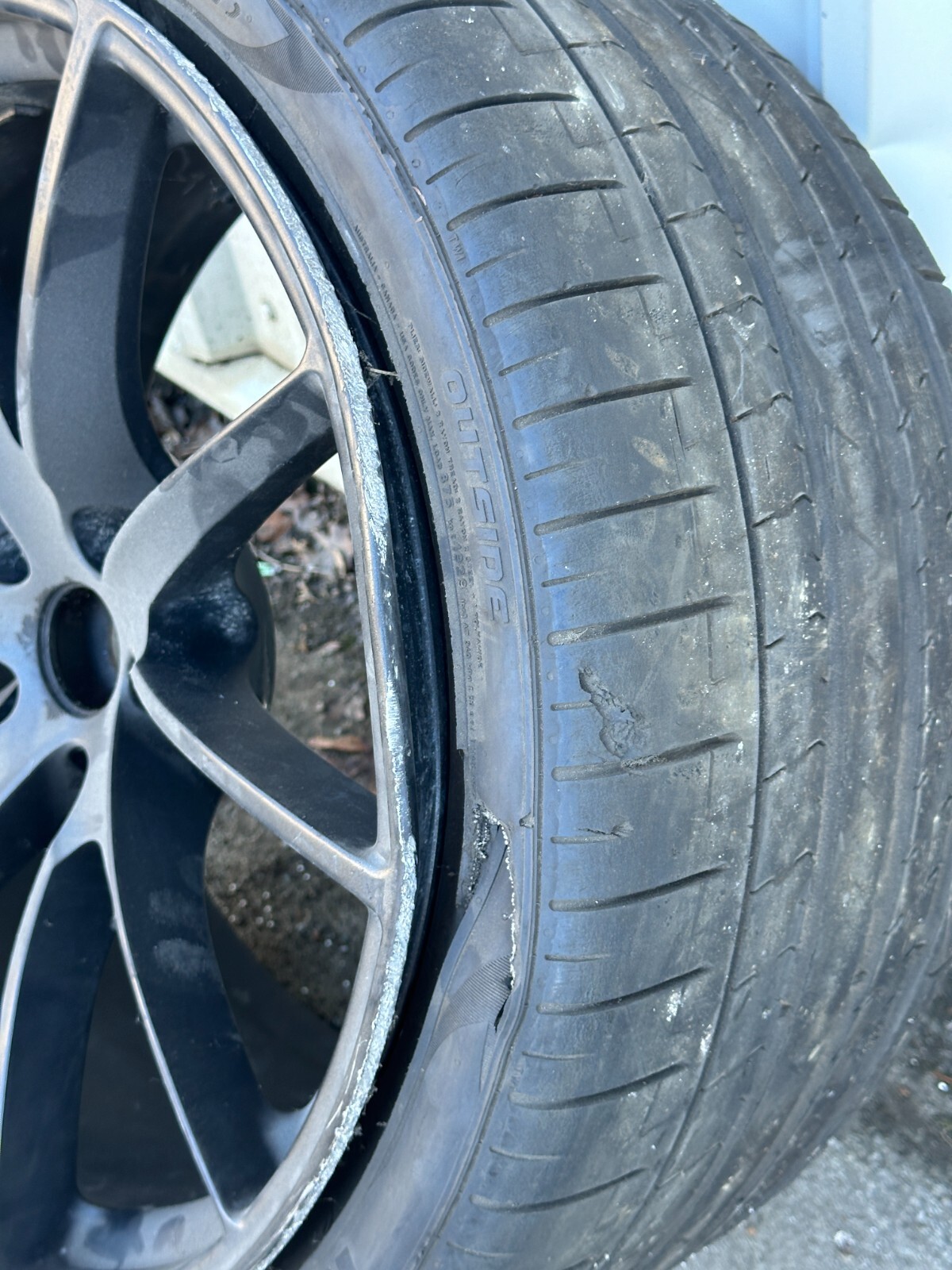 MCLAREN 720S OEM GENUINE WHEEL RIM TIRE *DAMAGE* 20X11 +24.75 14B0406CP
