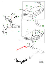 JAGUAR E-PACE X540 Exhaust System Mounting Bracket J9C1277 NEW GENUINE