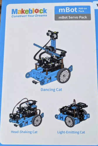 Makeblock mBot Add-on Pack Servo Pack Dancing Head-Shaking Light-emitting Cat - Picture 1 of 2