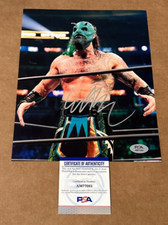 LUCHASAURUS AUSTIN MATELSON SIGNED AEW WRESTLING 8X10 PHOTO PSA/DNA CERTIFIED #2