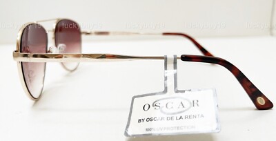 Oscar by Oscar de la Renta 3111 Brown Gold Aviator Woman  display picture 1