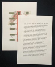 Franz E. Walther, Zeit Stelle Dauer Richtung Bezug, Offsetdruck, 1996, signiert