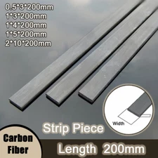 Carbon Fiber Strip Sheet Square Piece RC Airplane Connecting Rods Rack Material