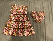 GAP KIDS GIRLS SET WITH PRETTY LEAVES DESIGN SZ 18-24m Z1