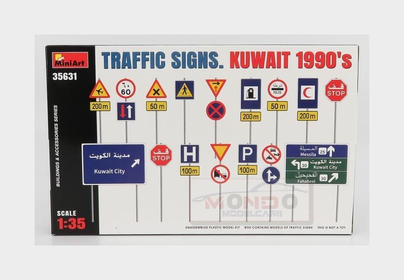 1:35 MINIART Traffic Signs. Kuwait 1990S Kit MA35631