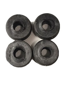 Vintage 1970's Dogtown era Skateboard Tracker Trucks Hard Rubber Bushings