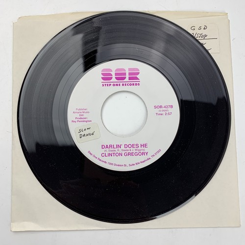 Clinton Gregory I'd Go Crazy / Darlin, Nimmt Er Auf 45 U/min Vinyl - Bild 2 von 2