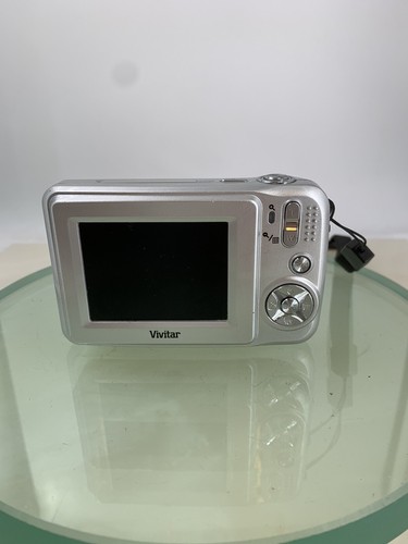 Vivitar Vivicam T324N 12.1MP Compact Digital Camera SILVER NO CARD TESTED - 819 - Picture 4 of 7