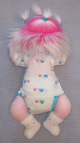 Ooak Baby Girl Troll Doll 16 inch handcrafted Kathys Dolls & More 2019 plush - Picture 4 of 5