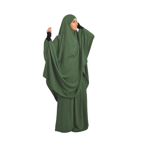 Ramadan Muslim Caftan Women Abaya Overhead Khimar Hijab Long Skirt Burqa Niqab - Picture 67 of 75
