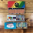 Vintage Art Supply Lot Oil Pastels Niji Craftint Artista Usa Japan