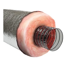Imperial MEA-0425-6 MEA Air Duct, Polyester Core, Metalized Outer Jacket, 4 In.