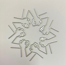 HERO ARTS - Metal cutting Dies - Window fancy Die "TOGETHER"- D1943