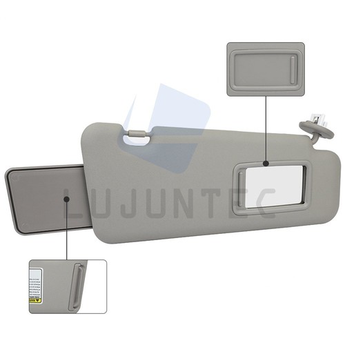 Gray Right Passenger Side Sun Visor For Toyota Highlander 08-13 With Sunroof - Picture 6 of 12