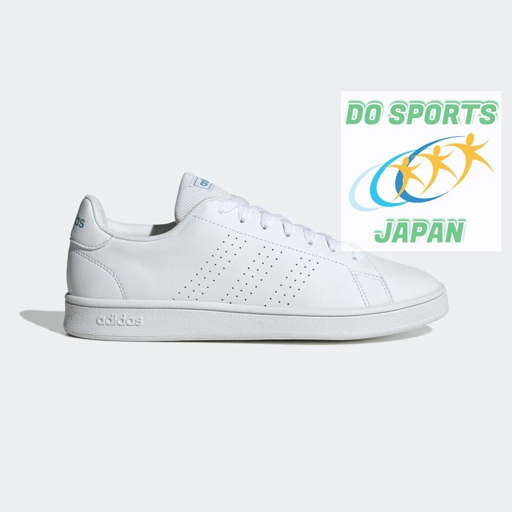 adidas ADVANCOURT BASE LIFESTYLE HP6207 White/Pre-Rubbed Blue Men Sneakers Shoes