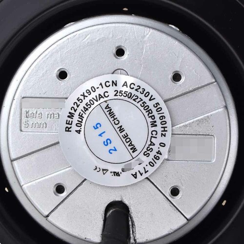 For XFAN REM225X90-1CN 230V 0.49/0.71 Centrifugal Turbine Cooling Fan 4pin - Afbeelding 4 van 6